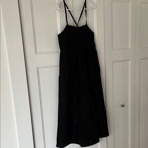 Handmade Black Midi Dress